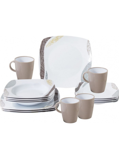 Zestaw obiadowy z melaminy Set Khadi`` - Brunner