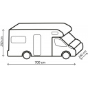 Pokrowiec na kampera Camper Cover SI 6M 650-700 cm - Brunner
