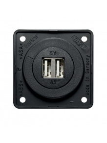 Gniazdo ładowania USB 12 V antracyt - Berker
