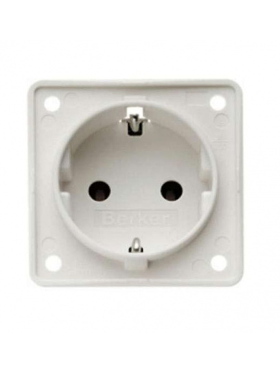 Gniazdo Schuko 230V Integro białe - Berker