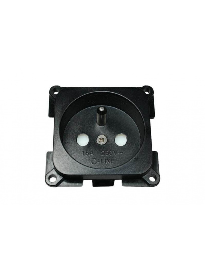 Gniazdo Schuko C-line 230 V czarne - Haba