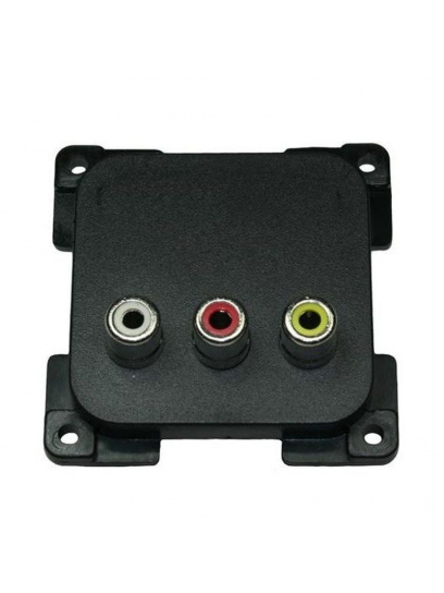 Gniazdo C-line audio/video czarne - Haba