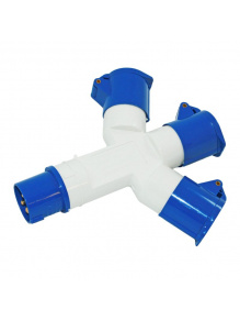 Adapter rozdzielacz potrójny CEE 16 A - Haba