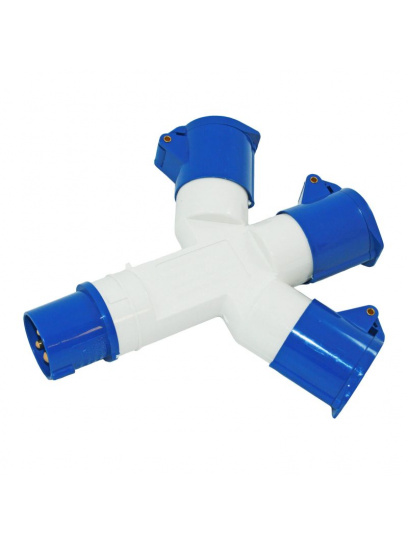 Adapter rozdzielacz potrójny CEE 16 A - Haba