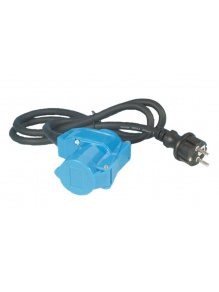 Adapter przedłużacz Schuko/złącze kątowe 1,5 m (3x 2,5 mm2) - Haba