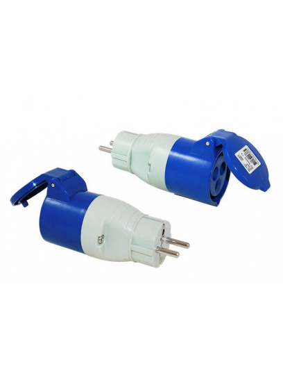 Adapter wtyczki przejściówka Schuko/CEE 230 V - Haba