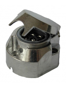 Gniazdo 12 V 7 pin metalowe - Haba