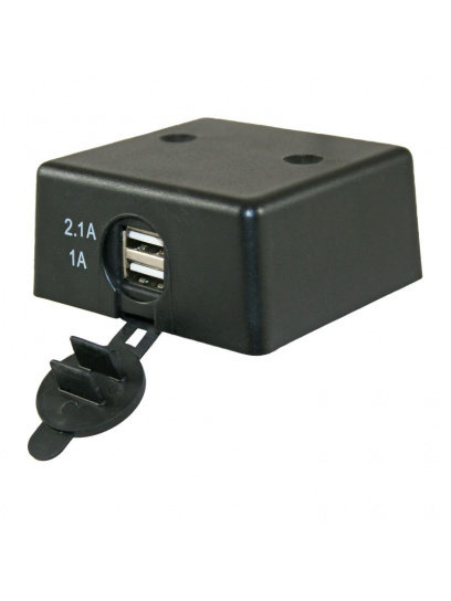 Gniazdo ładowarka USB z klapką 12 V naścienne 3,1 A - Haba