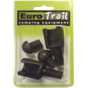Zestaw do podłączenia podnóżka z krzesłem czarny - EuroTrail