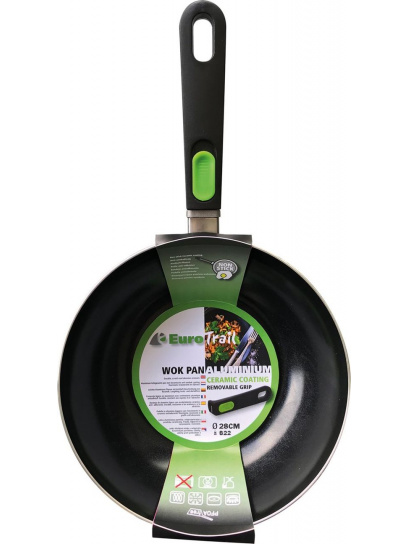 Patelnia Wok Pfanne Keramik 24x7,5cm - EuroTrail