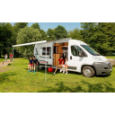 Markiza dachowa w kasecie F80s 290 Polar White Royal Grey - Fiamma