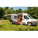 Markiza dachowa w kasecie F80s 320 Polar White Royal Blue - Fiamma