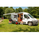 Markiza dachowa w kasecie F80s 425 Polar White Royal Blue - Fiamma