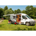 Markiza dachowa w kasecie F80s 450 Polar White Royal Grey - Fiamma