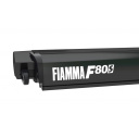 Markiza dachowa w kasecie F80s 425 Deep Black Royal Grey - Fiamma