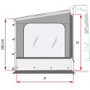 Ścianka boczna z oknem Side W Pro Caravanstore/XL - Fiamma