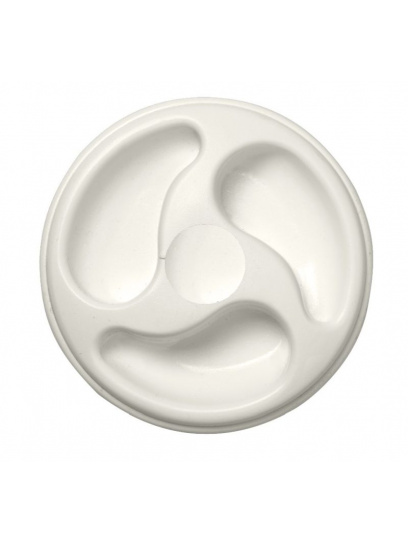 Korek nakrętka okrągła wlewu biała bez cylinderka i kluczyka - Zadi