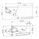 Stopień wejściowy manualny 460 mm - Lippert