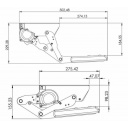 Stopień wejściowy manualny 500 mm - Lippert