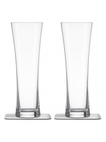 Szklanki do piwa z podkładkami magnesowymi - Bierglas Silwy