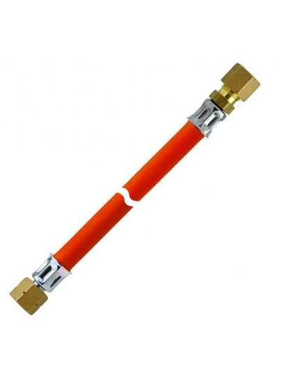 Wąż gazowy średniociśnieniowy morski G1/4 LH-ÜM xRVS 8 mm 40 cm - Gok