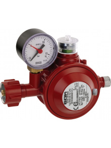 Regulator ciśnienia 50 mbar z manometrem - Gok