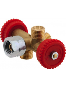 Zawór gazowy potrójny 1/4"""" SB - Gok