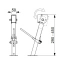 Podpory stabilizujące Jack 290-450 mm 2 szt. - Lippert