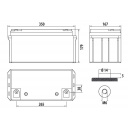 Akumulator Deep-Cycle AGM-Power Line 80 Ah - Carbest