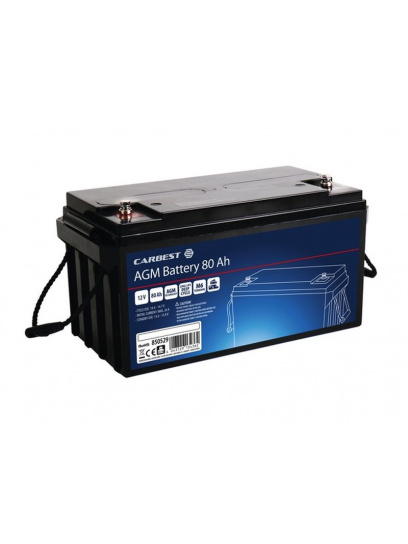 Akumulator Deep-Cycle AGM-Power Line 80 Ah - Carbest