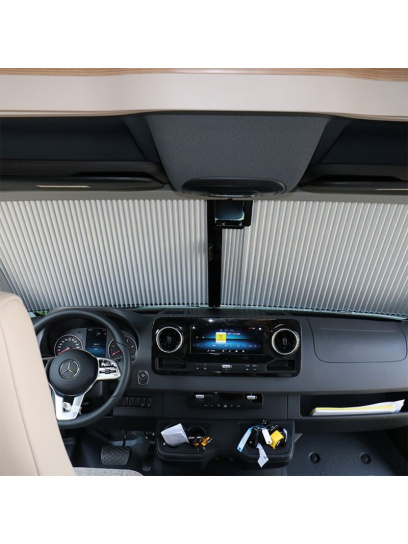 Roleta zaciemniająca REMIfront III na przednią szybę Sprinter/Crafter 2006-2018 z czujnikiem deszczu - Remis