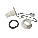 Odpływ syfon umywalki prosty Ø19 mm na wąż 3/4"