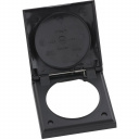 Klapka z ramką gniazda Schuko Integro antracyt - Berker