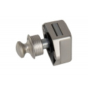 Zamek meblowy wciskany Mini Push Lock srebrny