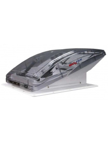 Okno dachowe z osłoną przeciwdeszczową MaxxFan Deluxe Crystal - Can