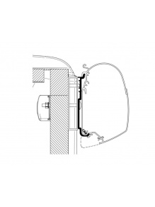 Adapter do markizy ściennej Omnistor 4900/5200/8000 Carado/Sunlight - Thule