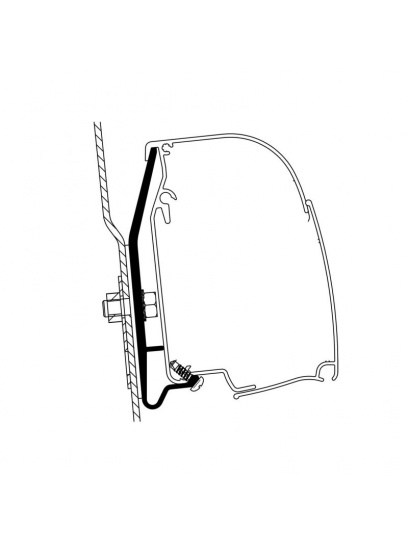 Adapter do markizy ściennej Ominstor 4900/5200 Westfalia Nugget z podnoszonym dachem od 2014 - Thule