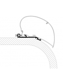 Adapter do markizy dachowej Omnistor 6002/6200/6300/5900/9200 Flat 6,00 m - Thule