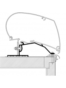 Adapter do markizy dachowej Omnistor 6/9 Caravan Roof Fendt 5,00 m - Thule