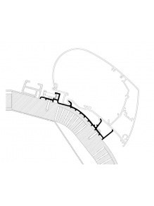 Adapter do markizy dachowej 6200/6300/9200 Carthago Chic od 2014 5,00 m - Thule