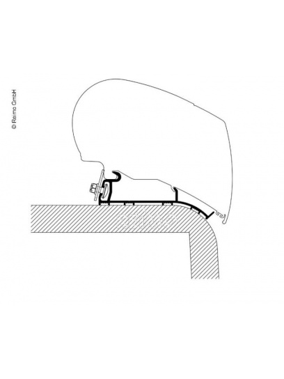 Ściana boczna Rain Blocker G2 2,75 m M - Thule