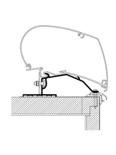 Adapter do markizy dachowej Caravan Roof Adapter - Thule