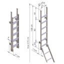 Drabinka składana podwójna Ladder DeLuxe 11 Steps - Thule