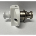 Zamek meblowy łazienkowy Push Lock biały