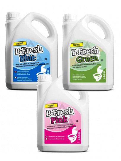 Zestaw płynów Blue 2L + Green 2L + Pink 2L B-Fresh A
