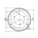 Uszczelka gumowa pod wlew Ø122/85 mm czarna - Zadi