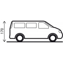 Namiot na tylną klapę samochodu Pilote VW Caddy 4 - Brunner