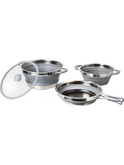 Zestaw garnków składanych Volcano Pasta Al Volo Fold-Away - Brunner