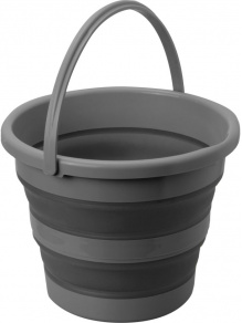 Wiaderko składane Drum Fold-Away 15 l Black - Brunner