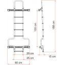 Drabinka aluminiowa Fiat Ducato Deluxe DJ - Fiamma